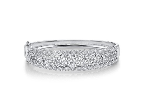 14k blanc diamant bracelet - 14k,