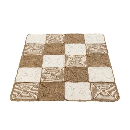 Tapis déco tissage corde - "tissage, corde"